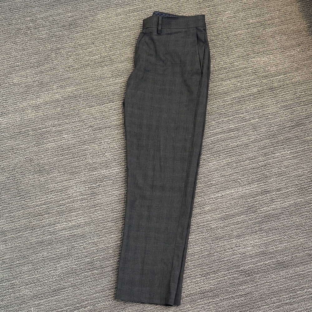 Haggar Men's Charcoal Plaid Dress Pants